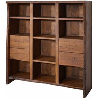 Bücherregal Akazie 142x45x147 braun lackiert pure acacia 212 Bücherregal Akazie 142x45x147 braun lackiert pure acacia 212 von Massivmoebel24