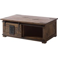 Couchtisch Mango 120x70x45 braun lackiert railway 4007 Couchtisch Mango 120x70x45 braun lackiert railway 4007 von Massivmoebel24