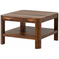 Couchtisch Sheesham 70x70x45 walnuss gewachst TORONTO 206 von Massivmoebel24