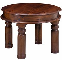 Couchtisch rund Akazie 60x60x45 nougat lackiert OXFORD 329 von Massivmoebel24