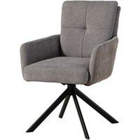 Drehstuhl 57x67x87 grau / hellgrau FABIAN 111 von Massivmoebel24