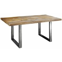Esstisch Mango 180x90x76 natur lackiert railway 107 von Massivmoebel24