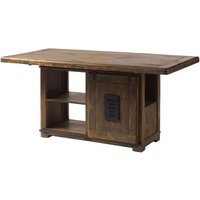 Esstisch Mango 200x100x76 braun lackiert railway 498 Esstisch Mango 200x100x76 braun lackiert railway 498 von Massivmoebel24