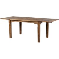 Esstisch mit Ansteckplatten Mango 140-180x90x76 dunkelbraun geölt RODEZ 124 Esstisch mit Ansteckplatten Mango 140-180x90x76 dunkelbraun geölt RODEZ 124 von Massivmoebel24