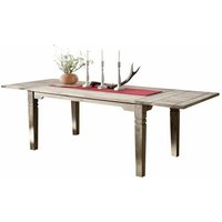 Esstisch mit Ansteckplatten Sheesham 160-200/240x90x76 grau geölt LEEDS 53 Esstisch mit Ansteckplatten Sheesham 160-200/240x90x76 grau geölt LEEDS 53 von Massivmoebel24