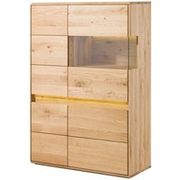 Highboard Wildeiche inkl. led 103x43,5x152 natur geölt cardiff 120 Highboard Wildeiche inkl. led 103x43,5x152 natur geölt cardiff 120 von Massivmoebel24
