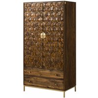 Kleiderschrank Mango 99x55x190 braun geölt DIAMOND 218 Kleiderschrank Mango 99x55x190 braun geölt DIAMOND 218 von Massivmoebel24