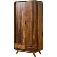Kleiderschrank Sheesham 90x45x180 dunkelbraun lackiert MAILAND 210 Kleiderschrank Sheesham 90x45x180 dunkelbraun lackiert MAILAND 210 von Massivmoebel24