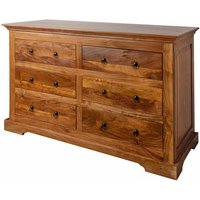 Kommode Akazie 145x58x90 honig lackiert oxford 0447 von Massivmoebel24