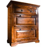 Kommode Akazie 80x45x100 honig lackiert oxford 0904 von Massivmoebel24