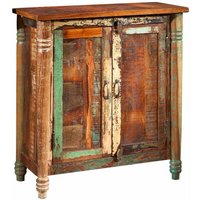 Kommode Altholz 80x42x88 mehrfarbig lackiert FABLE 02 von Massivmoebel24