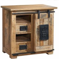 Kommode Mango 70x45x70 natur lackiert railway 123 Kommode Mango 70x45x70 natur lackiert railway 123 von Massivmoebel24