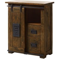 Kommode Mango 75x36x90 braun lackiert railway 453 Kommode Mango 75x36x90 braun lackiert railway 453 von Massivmoebel24