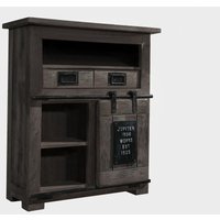 Kommode Mango 75x36x90 grau lackiert railway 252 von Massivmoebel24