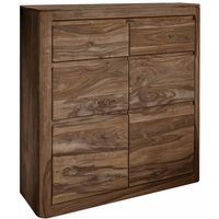 Kommode Sheesham 100x37x111 smoked cherry gebeizt toronto 138 Kommode Sheesham 100x37x111 smoked cherry gebeizt toronto 138 von Massivmoebel24