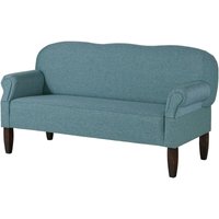 Küchensofa Webstoff 188x78x97 blau EDINBURGH Küchensofa Webstoff 188x78x97 blau EDINBURGH von Massivmoebel24