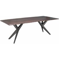 Massivmoebel24 - Baumtisch Akazie 140x90x76 braun lackiert Beine anthrazit matt freeform 4 16 Massivmoebel24 - Baumtisch Akazie 140x90x76 braun lackiert Beine anthrazit matt freeform 4 16 von Massivmoebel24