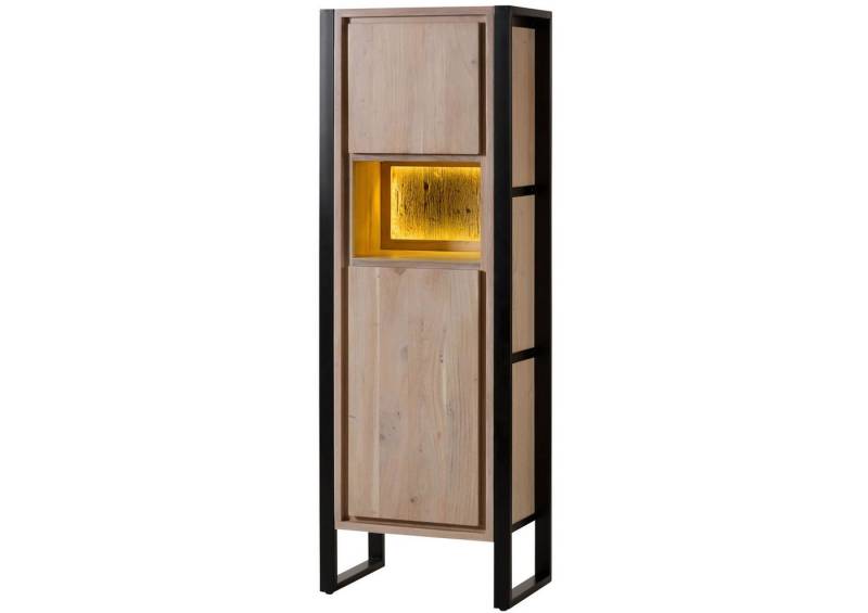 Massivmoebel24 Bücherregal, 1-tlg., Akazie / Altholz 62x40x180 natur lackiert DENVER #105 von Massivmoebel24