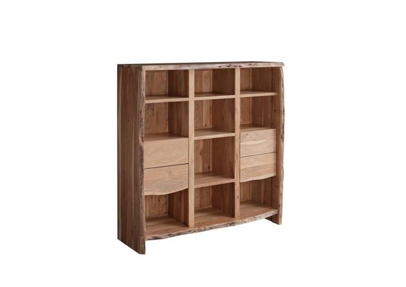 Massivmoebel24 Bücherregal, 1-tlg., Bücherregal Akazie 142x45x147 natur lackiert PURE ACACIA #112 Massivmoebel24 Bücherregal, 1-tlg., Bücherregal Akazie 142x45x147 natur lackiert PURE ACACIA #112 von Massivmoebel24