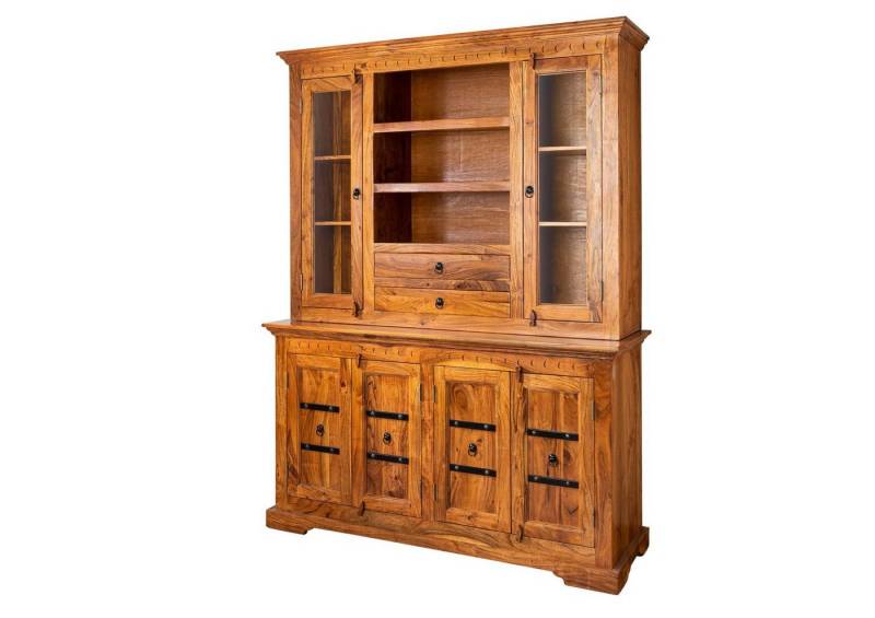 Massivmoebel24 Buffet #0530 (Buffet Akazie 150x50x200 honig lackiert OXFORD #0530) von Massivmoebel24
