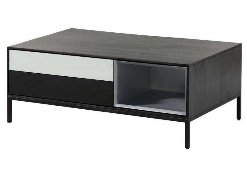 Massivmoebel24 Couchtisch CHICAGO (Couchtisch Mango 112x67x43 dunkelgrau geölt CHICAGO #212), Couchtisch Mango 112x67x43 dunkelgrau geölt CHICAGO #212 von Massivmoebel24