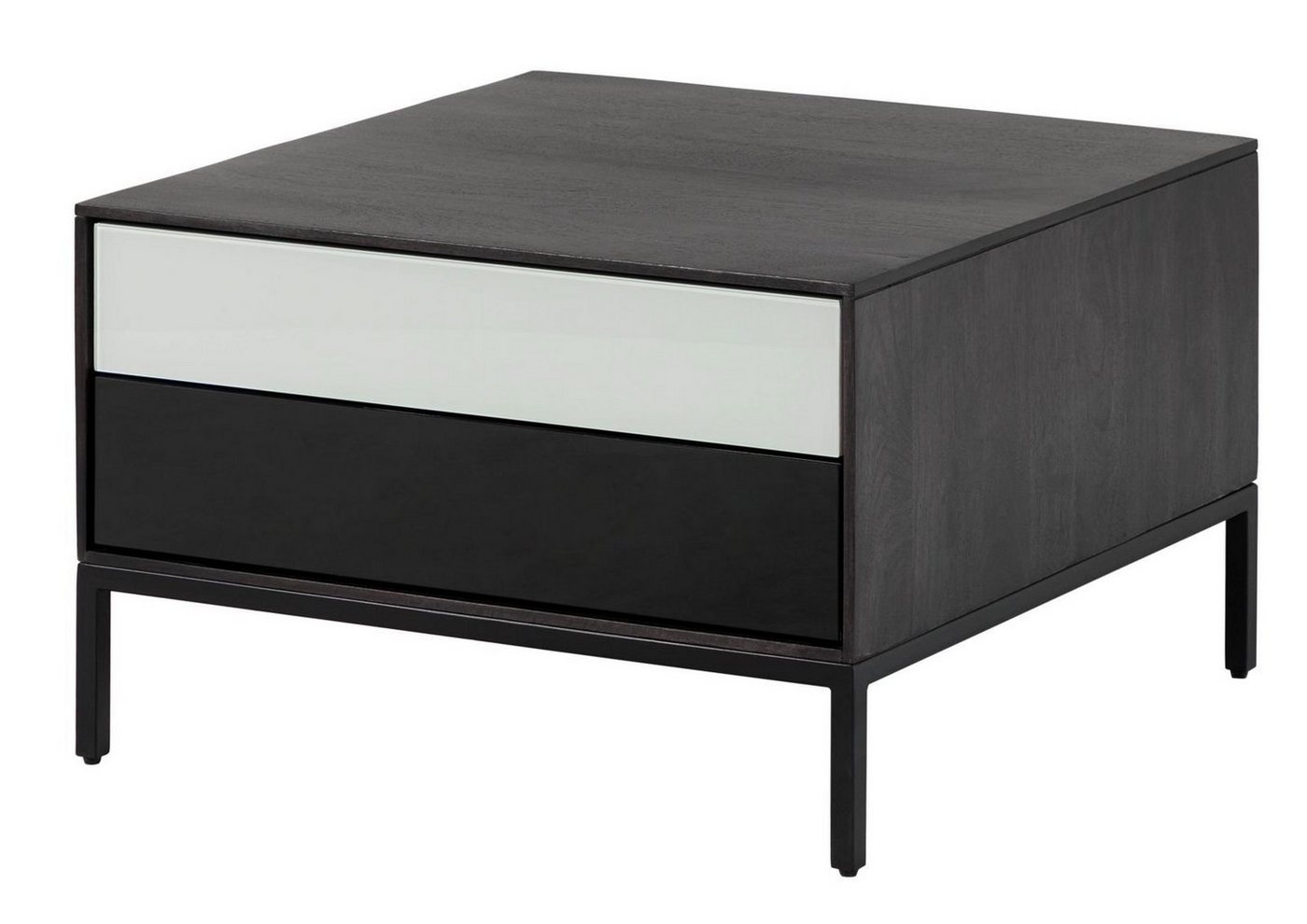 Massivmoebel24 Couchtisch CHICAGO (Couchtisch Mango 67x67x43 dunkelgrau geölt CHICAGO #213) Massivmoebel24 Couchtisch CHICAGO (Couchtisch Mango 67x67x43 dunkelgrau geölt CHICAGO #213) von Massivmoebel24