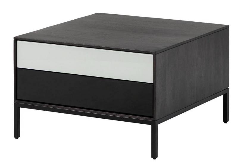 Massivmoebel24 Couchtisch CHICAGO (Couchtisch Mango 67x67x43 dunkelgrau geölt CHICAGO #213) von Massivmoebel24