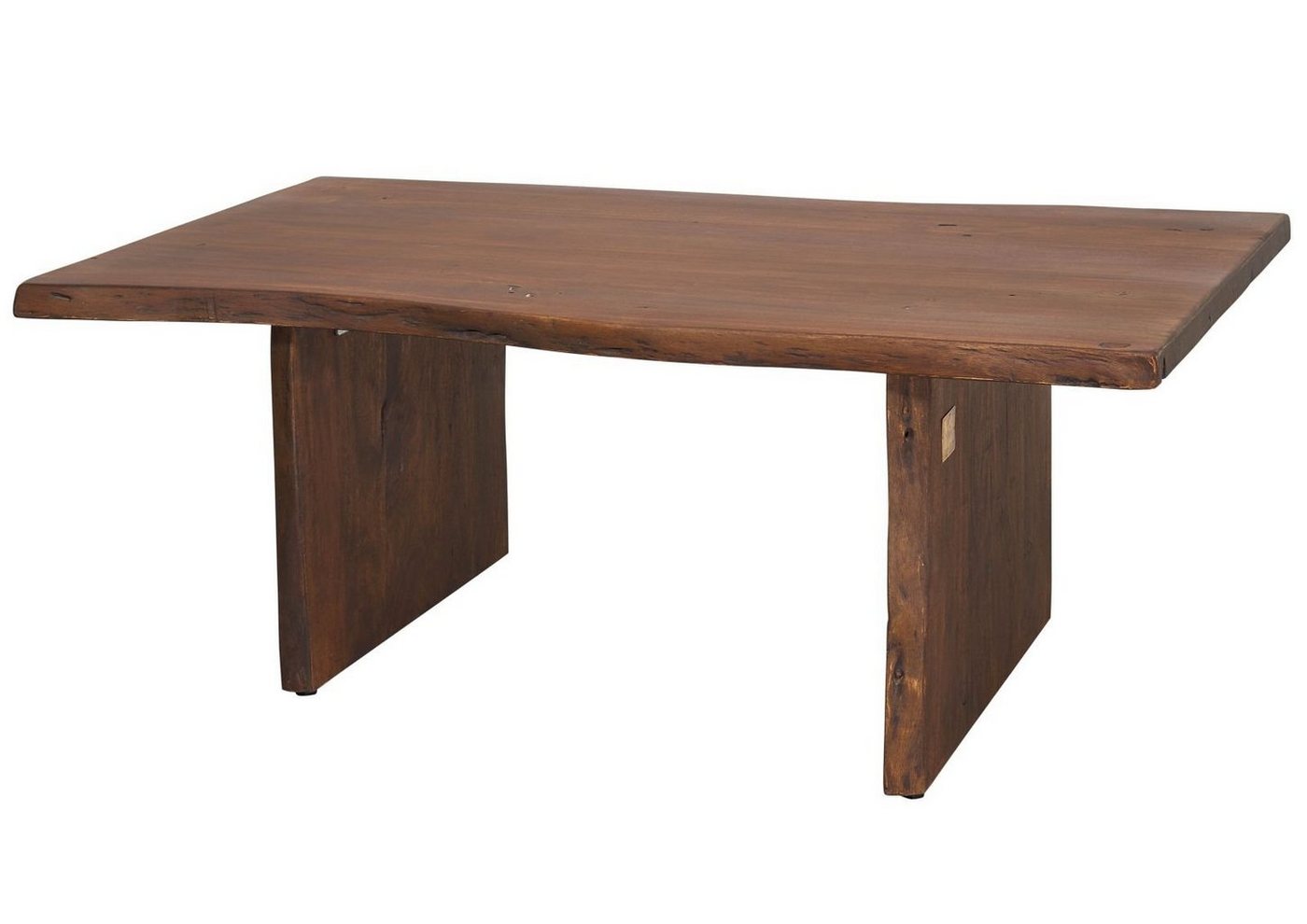 Massivmoebel24 Couchtisch PURE ACACIA (Massivholz, Massivholztisch), Couchtisch Akazie 120x70x45 braun lackiert PURE ACACIA #005 von Massivmoebel24