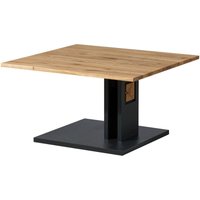 Massivmoebel24 - Couchtisch Wildeiche 80x80x43 natur lackiert / geölt kitzbühel 104 von Massivmoebel24