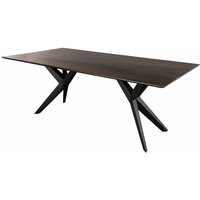 Massivmoebel24 - Esstisch Akazie 200x100x76 braun lackiert Beine anthrazit matt swiss edge 32 Massivmoebel24 - Esstisch Akazie 200x100x76 braun lackiert Beine anthrazit matt swiss edge 32 von Massivmoebel24