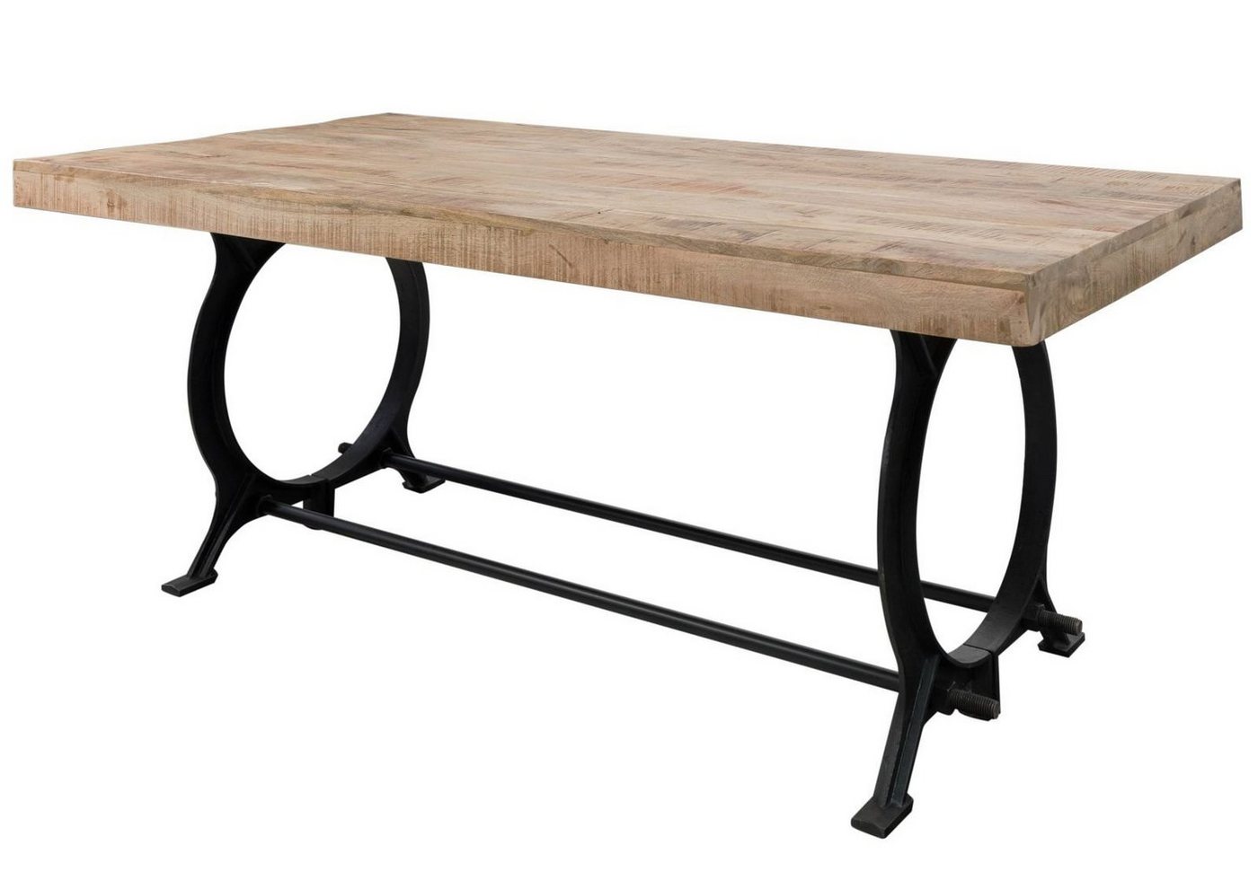 Massivmoebel24 Esstisch INDUSTRIAL (Esstisch Altholz 180x90x80 lackiert INDUSTRIAL #27), Esstisch Altholz 180x90x80 lackiert INDUSTRIAL #27 von Massivmoebel24