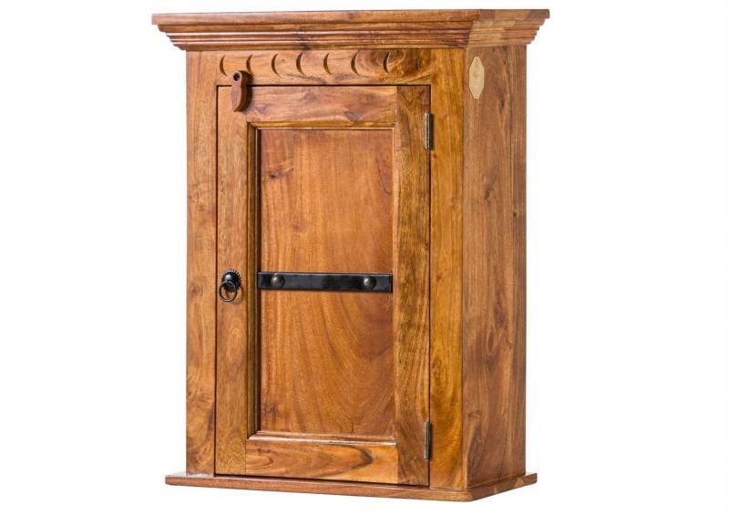 Massivmoebel24 Hängeschrank #01003 (Hängeschrank Akazie 52x24x69 honig lackiert OXFORD #01003) von Massivmoebel24