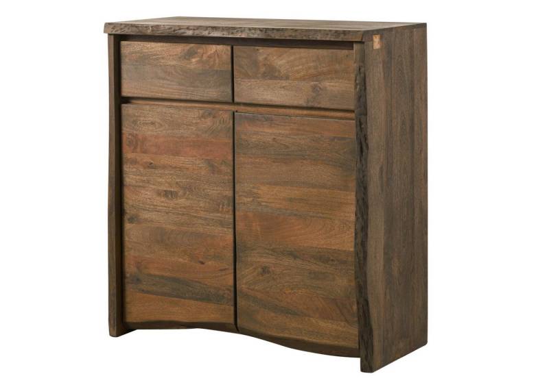 Massivmoebel24 Highboard (Mango 100x48x111 braun geölt PURE MANGO #201) von Massivmoebel24