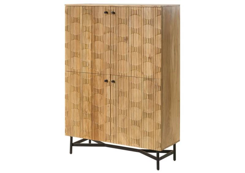 Massivmoebel24 Highboard (Massivholz), Akazie 110x40x150 natur lackiertLONDON #110 Massivmoebel24 Highboard (Massivholz), Akazie 110x40x150 natur lackiertLONDON #110 von Massivmoebel24