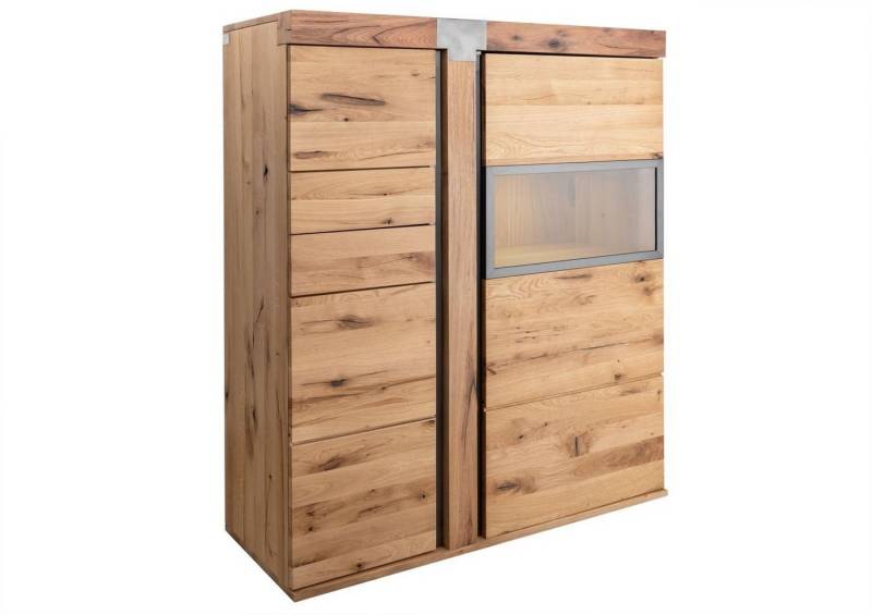 Massivmoebel24 Highboard (Wildeiche / Zerreiche 110x45x142 natur NEW AMSTERDAM #05), Wildeiche / Zerreiche 110x45x142 natur NEW AMSTERDAM #05 Massivmoebel24 Highboard (Wildeiche / Zerreiche 110x45x142 natur NEW AMSTERDAM #05), Wildeiche / Zerreiche 110x45x142 natur NEW AMSTERDAM #05 von Massivmoebel24