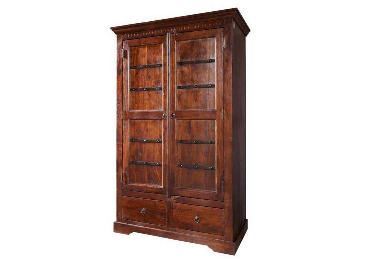 Massivmoebel24 Kleiderschrank (Kleiderschrank Akazie 108x64x180 nougat lackiert OXFORD #509) Massivmoebel24 Kleiderschrank (Kleiderschrank Akazie 108x64x180 nougat lackiert OXFORD #509) von Massivmoebel24