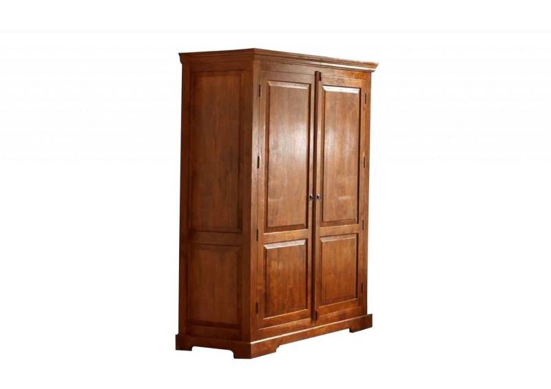 Massivmoebel24 Kleiderschrank (Kleiderschrank Akazie 140x65x200 honig  lackiert OXFORD #0437) von Massivmoebel24
