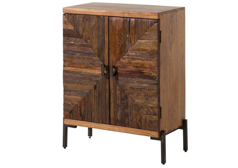 Massivmoebel24 Kommode (Massivholz), Altholz 72x40x98 natur lackiert LYON #100 von Massivmoebel24