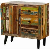 Kommode Altholz 90x40x86 mehrfarbig lackiert sixties 114 Kommode Altholz 90x40x86 mehrfarbig lackiert sixties 114 von Massivmoebel24