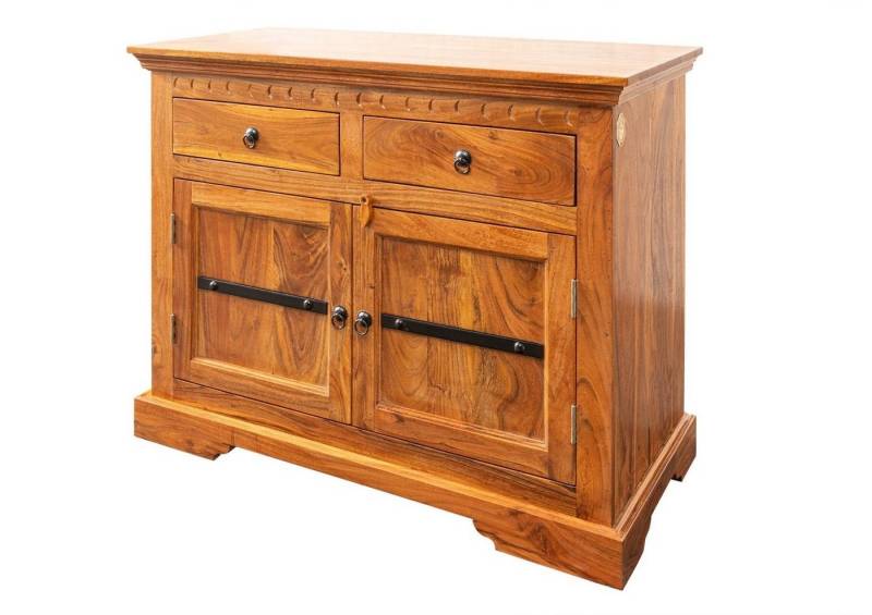 Massivmoebel24 Kommode (Kommode Akazie 107x50x88 honig  lackiert OXFORD #0424) von Massivmoebel24