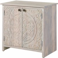 Kommode Mango 80x48x78 weiß geölt kashmir 108 Kommode Mango 80x48x78 weiß geölt kashmir 108 von Massivmoebel24