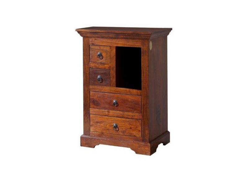 Massivmoebel24 Kommode (Massivholz), Kommode Akazie 55x40x80 nougat lackiert OXFORD #503 Massivmoebel24 Kommode (Massivholz), Kommode Akazie 55x40x80 nougat lackiert OXFORD #503 von Massivmoebel24