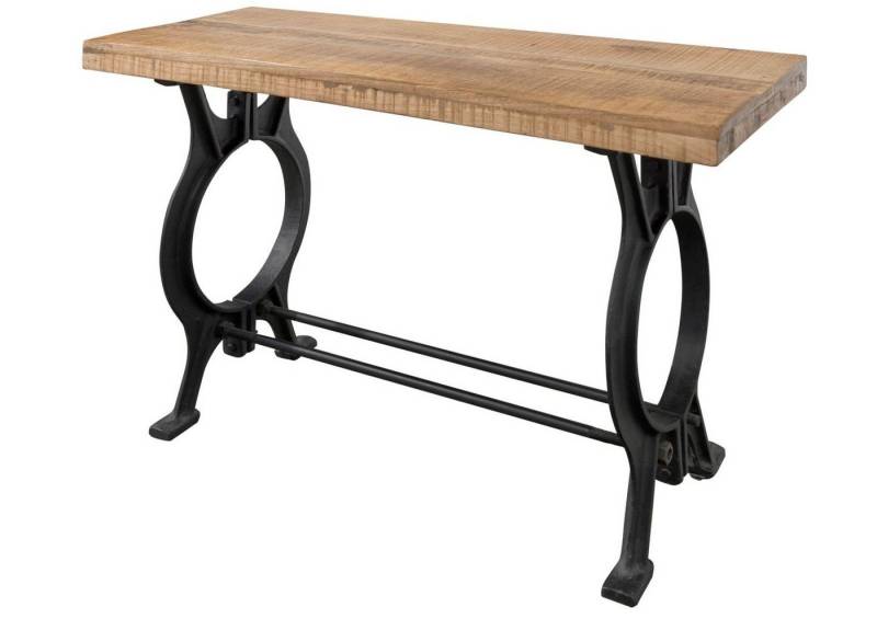 Massivmoebel24 Konsolentisch INDUSTRIAL (Konsolentisch Altholz 120x40x76 lackiert INDUSTRIAL #36) von Massivmoebel24