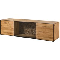 Massivmoebel24 - Lowboard Wildeiche 200x53x55 natur geölt starnberg 11 von Massivmoebel24