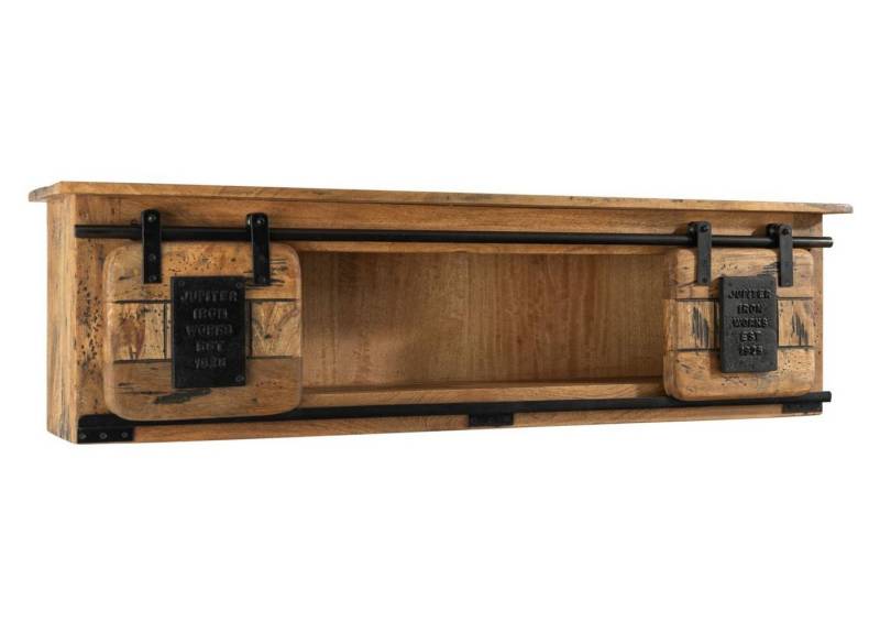 Massivmoebel24 Wandregal, 1-tlg., Mango 130x25x35 natur lackiert RAILWAY #165 Massivmoebel24 Wandregal, 1-tlg., Mango 130x25x35 natur lackiert RAILWAY #165 von Massivmoebel24