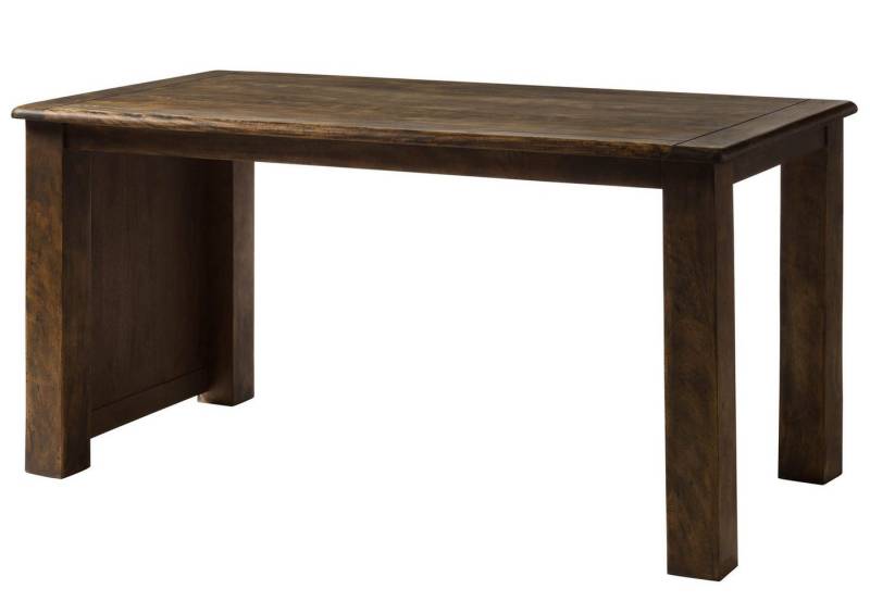 Massivmoebel24 Schreibtisch RAILWAY (Schreibtisch Mango 160x80x80 braun lackiert RAILWAY #4004), Schreibtisch Mango 160x80x80 braun lackiert RAILWAY #4004 von Massivmoebel24