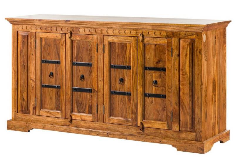Massivmoebel24 Sideboard (Sideboard Akazie 171x50x90 honig  lackiert OXFORD #0403) von Massivmoebel24
