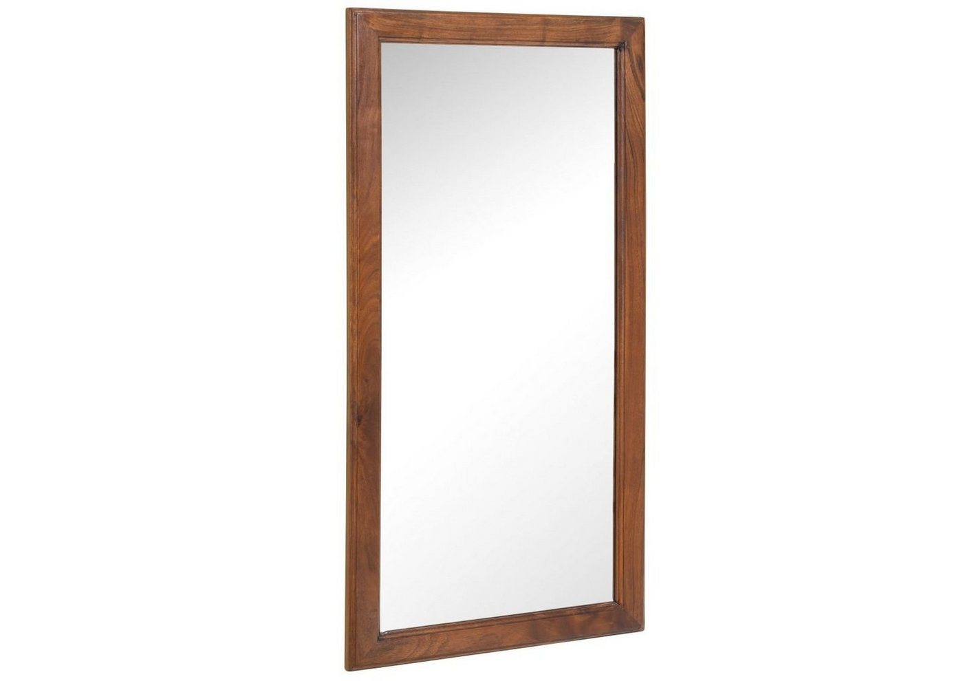 Massivmoebel24 Spiegel (1-St., Spiegel Akazie 115x6x60 nougat lackiert OXFORD #327) von Massivmoebel24