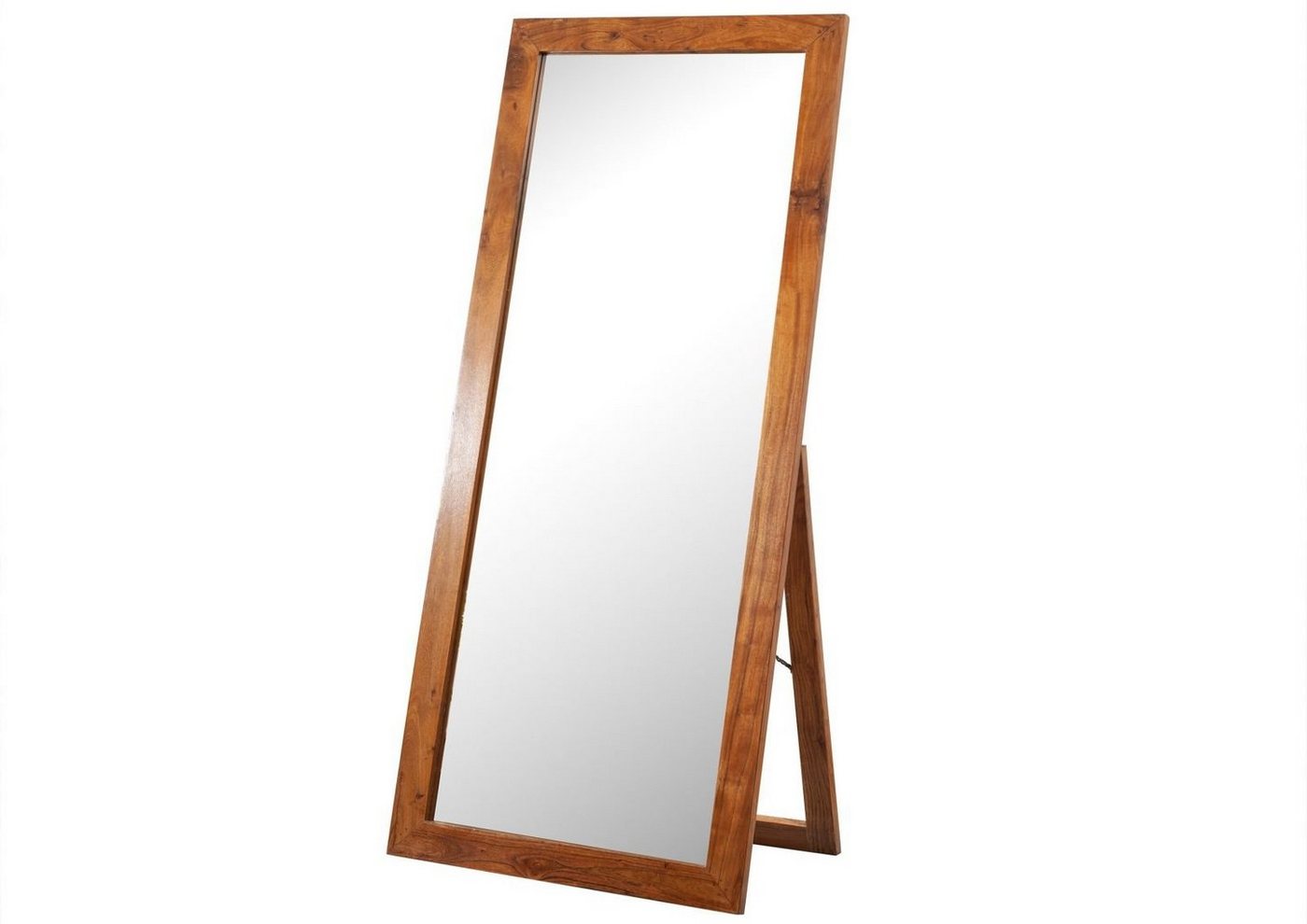 Massivmoebel24 Spiegel (1-St., Standspiegel Akazie 75x3x175 honig lackiert OXFORD #0319), Standspiegel Akazie 75x3x175 honig lackiert OXFORD #0319 von Massivmoebel24