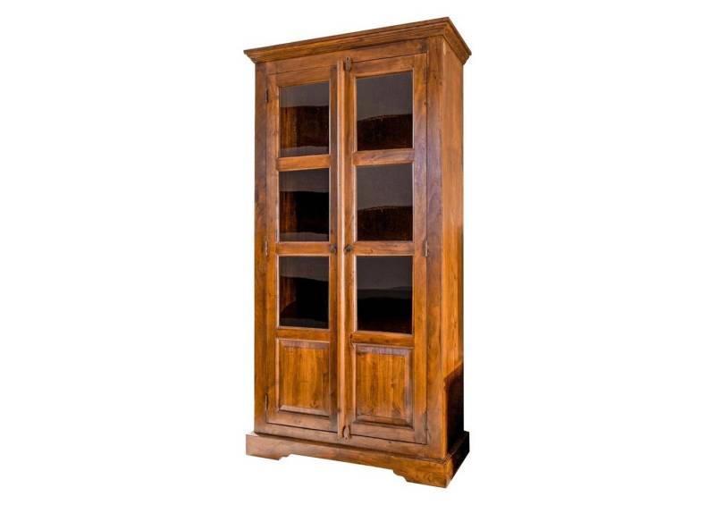 Massivmoebel24 Standvitrine (Vitrine Akazie 98x46x191 honig  lackiert OXFORD #0440) Vitrine Akazie 98x46x191 honig  lackiert OXFORD #0440 von Massivmoebel24